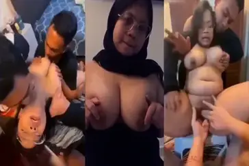 Cewek Chubby Jilbab Doyan Threesome Nakal