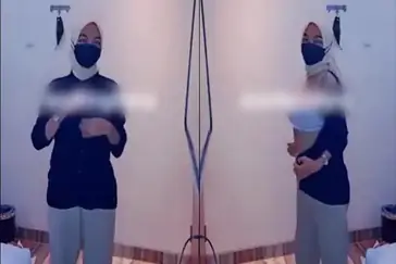 Hijab Coklat Body Goals Digenjot Sampe Becek